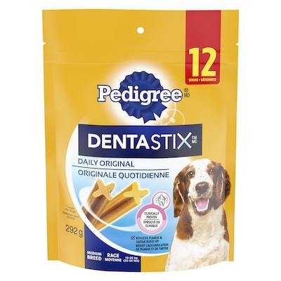 Pedigree Dentastix Oral Care Original Adult Dog Treats For Medium Breeds 292 g, $2.39/100g