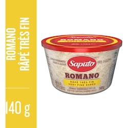 Saputo Fromage romano râpé 140 g, 4,99 $/100g