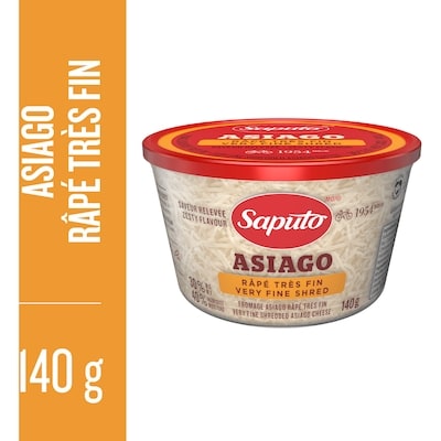 Saputo Fromage Asiago râpé 140 g, 6,78 $/100g
