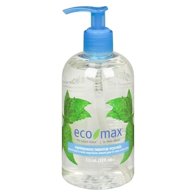 Eco-Max Natural Hand Soap Peppermint 355 ml, $1.07/100g