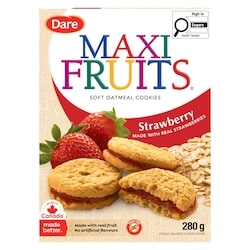 Dare Maxi Fruits Strawberry Cookies 280 g, $0.71/100g