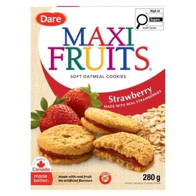 Dare Maxi Fruits Strawberry Cookies 280 g, $1.96/100g