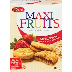Dare Maxi Fruits Strawberry Cookies 280 g, $0.36/100g