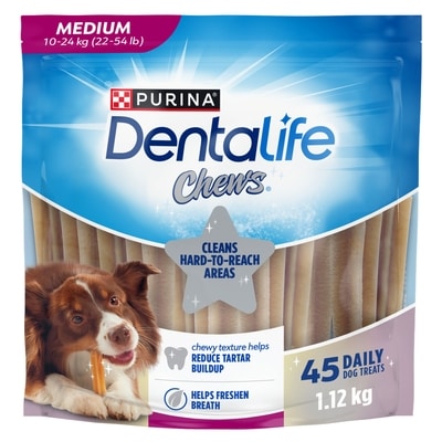 Purina DentaLife Chews Dog Treats Small/Medium Breeds 1.12 kg, $1.29/100g