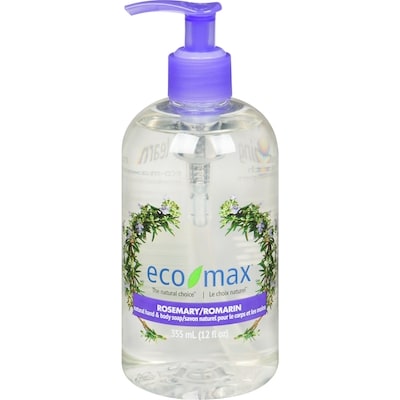 Eco-Max Natural Hand Soap Rosemary 355 ml, $1.07/100g