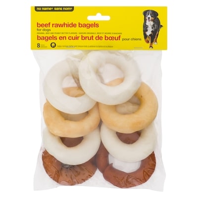 No Name Beef Rawhide Bagels Dog Treats 1 ea, $17.00/1ea