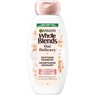 Garnier Shampooing doux Whole Blends, Délicatesse d’avoine 650 ml, 1,69 $/100ml