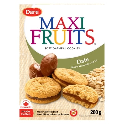 Dare Maxi Fruits Date Cookies 280 g, $1.96/100g