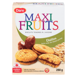 Dare Biscuits Maxi Fruits aux Dattes 280 g, 0,67 $/100g