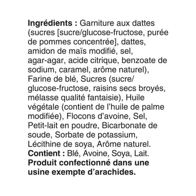 Biscuits Maxi Fruits aux Dattes