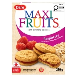 Dare Maxi Fruits Raspberry Cookies 280 g, $0.71/100g