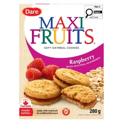 Dare Maxi Fruits Raspberry Cookies 280 g, $1.96/100g