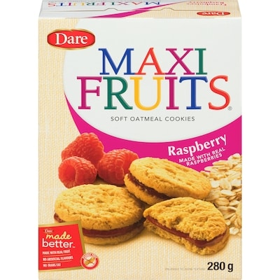Dare Maxi Fruits Raspberry Cookies 280 g, $0.63/100g