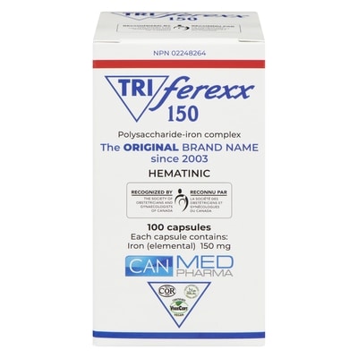 Triferexx Hematinic 150 100 ea, $0.50/1ea