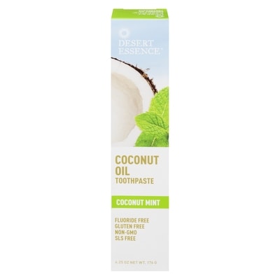Desert Essence Coconut Mint Coconut Oil Toothpaste 176 g, $4.54/100g