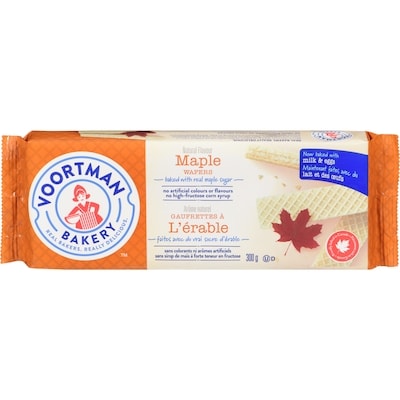 Voortman Maple Wafers 300 g, $1.33/100g
