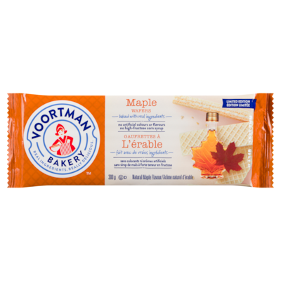 Voortman Gaufrettes à l’érable 300 g, 1,33 $/100g