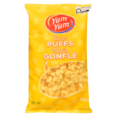 Yum Yum Grignotines Maïs Gonflé 200 g, 1,44 $/100g
