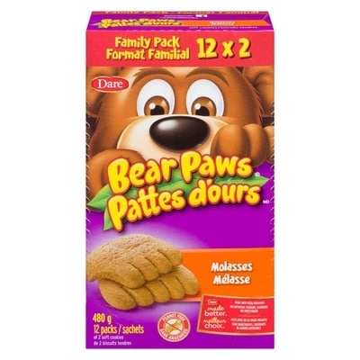 Dare Biscuits Pattes d’ours Mélasse 480 g, 1,14 $/100g