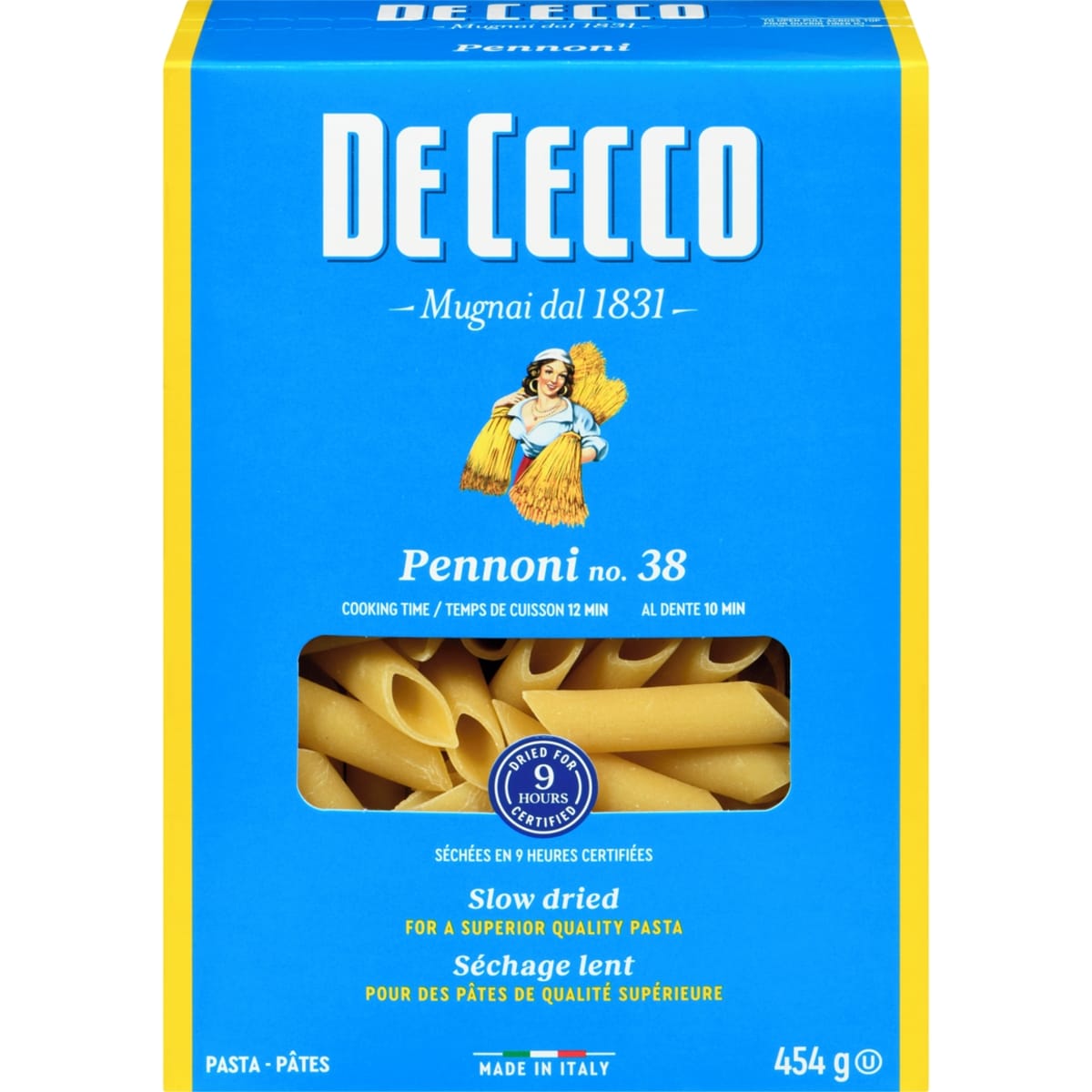 De Cecco Pasta Pennoni No. 38 454 g, $0.77/100g