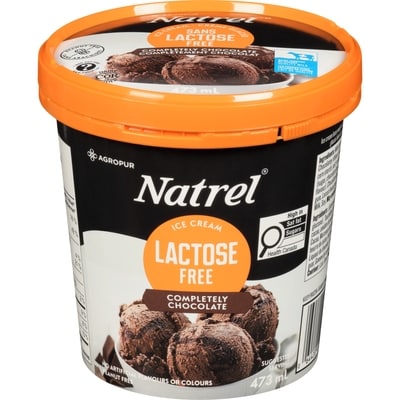 Natrel Completely Chocolate Lactose Free Ice Cream 473 ml, $1.22/100ml