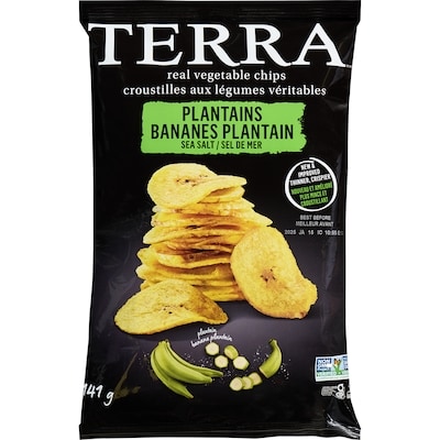 Terra Vegetable Chips Plantains Sea Salt 141 g, $4.26/100g