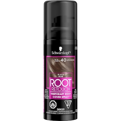 Schwarzkopf Root Retouch, Root Cover Spray. Temporary Hair Colour, Black 120 g, $11.67/100g
