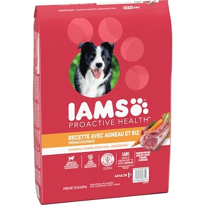 Nourriture sèche pour chiens adultes avec agneau et riz