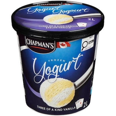 Chapmans Frozen Yogurt 3 Of a Kind Vanilla 2 l, $0.35/100ml