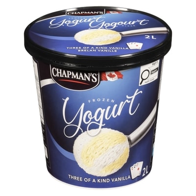 Chapmans Frozen Yogurt 3 Of a Kind Vanilla 2 l, $0.30/100ml