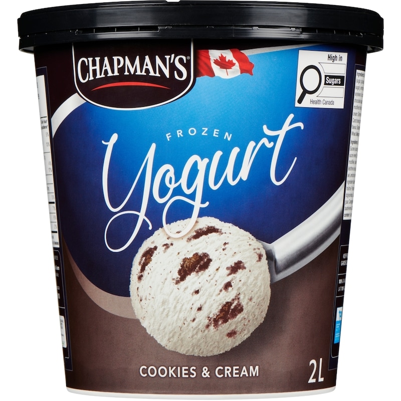 Frozen Yogurt Cookies & Cream