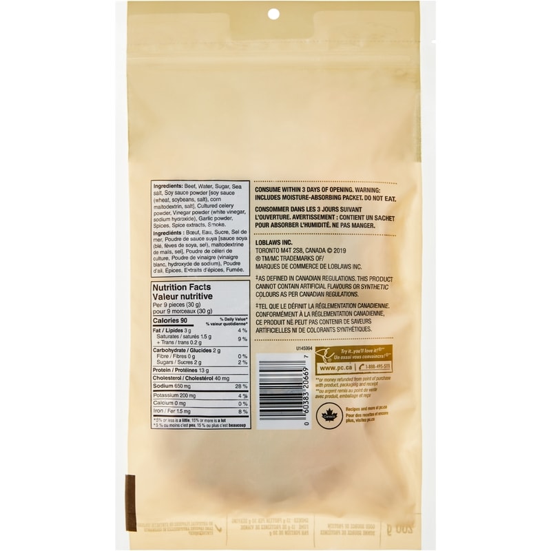 Free From Teriyaki Beef Jerky