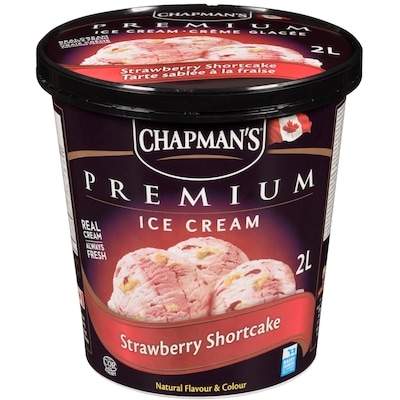 Chapmans Premium Strawberry Shortcake Ice Cream 2 l, $0.42/100ml