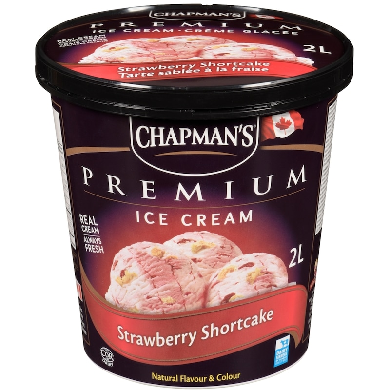 Premium Strawberry Shortcake Ice Cream