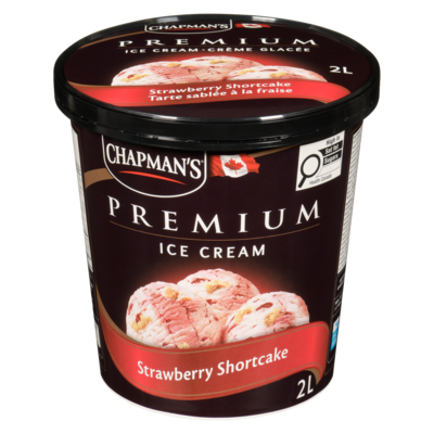 Chapmans Premium Strawberry Shortcake Ice Cream 2 l, $0.28/100ml