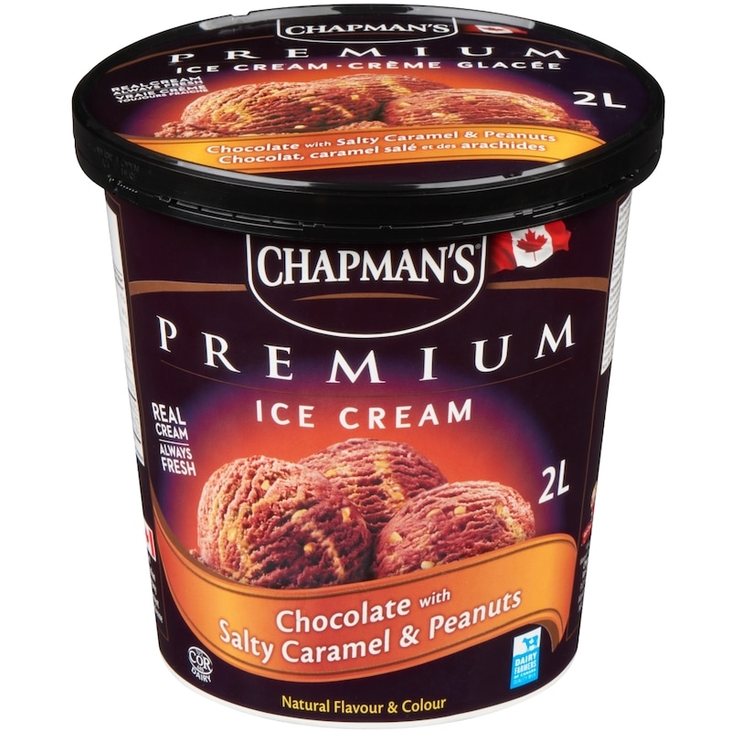 Premium Chocolate, Salty Caramel & Peanuts Ice Cream