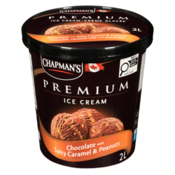 Chapmans Premium Chocolate, Salty Caramel & Peanuts Ice Cream 2 l, $0.28/100ml