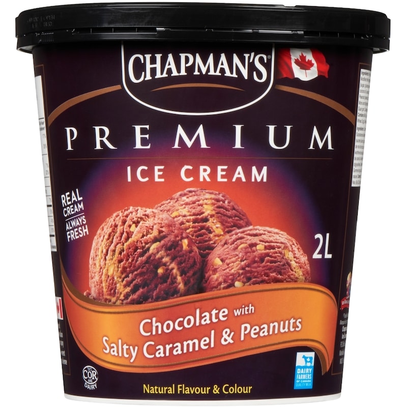 Premium Chocolate, Salty Caramel & Peanuts Ice Cream