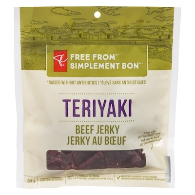 President's Choice Teriyaki Beef Jerky  80 g, $8.75/100g