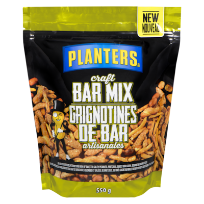Planters Grignotines de bar artisanales 550 g, 1,27 $/100g