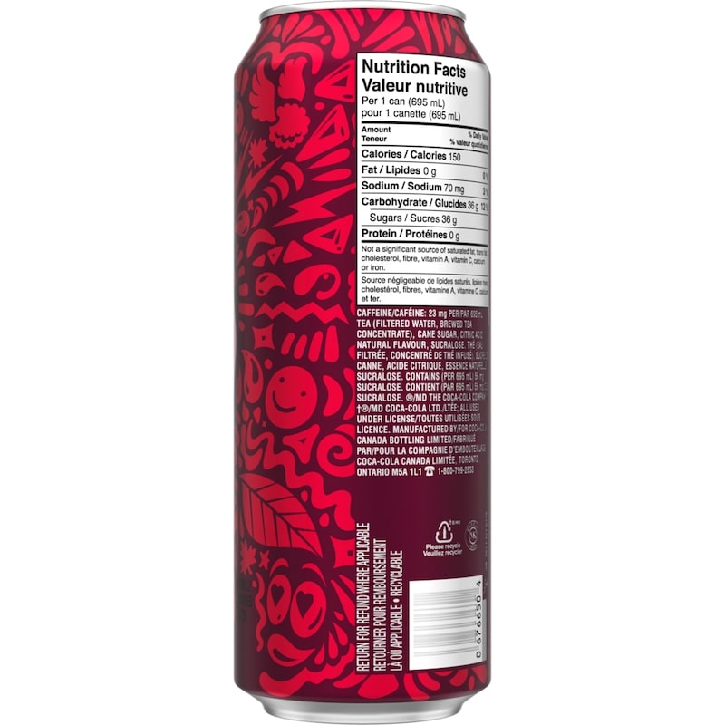 Iced Tea Razzleberry Can