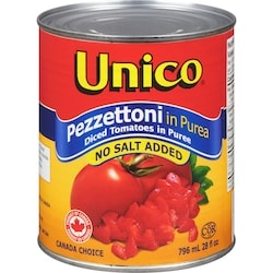 Diced Tomatoes in Puree No Salt Added