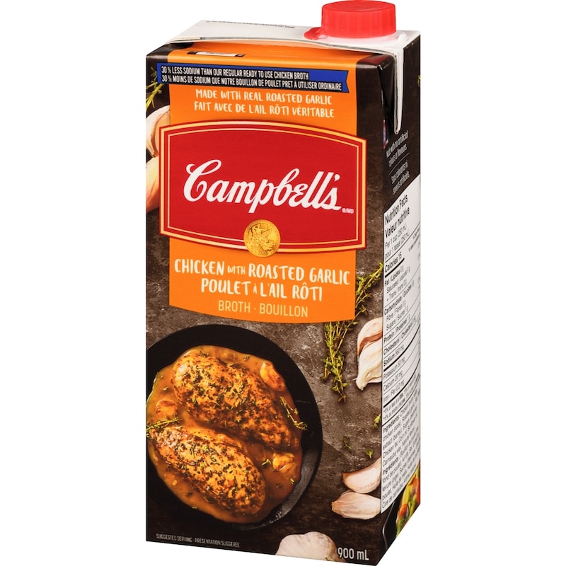 30% Less Sodium Roasted Garlic Chicken Broth