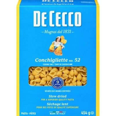 De Cecco Pasta Conchigliette No. 52 454 g, $0.66/100g