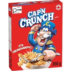 Cap'n Crunch Original Cereal 350 g, $1.43/100g