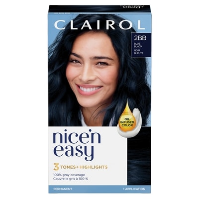 Nice N' Easy Nice'n Easy 2BB Blue Black, Permanent Hair Dye, Superior Natural Looking Colour 1 ea, $8.74/1ea