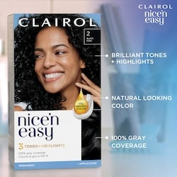 Nice N' Easy Nice'n Easy 2 Black, Permanent Hair Dye, Superior