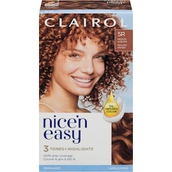 Nice'n Easy 5R Medium Auburn, Permanent Hair Dye, Superior Natural Looking Colour