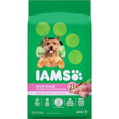 Iams Small Breed Chicken & Whole Grains Adult Dry Dog Food 3.18 kg, $0.66/100g