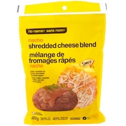 No Name Nacho Shredded Cheese Blend 320 g, $1.81/100g